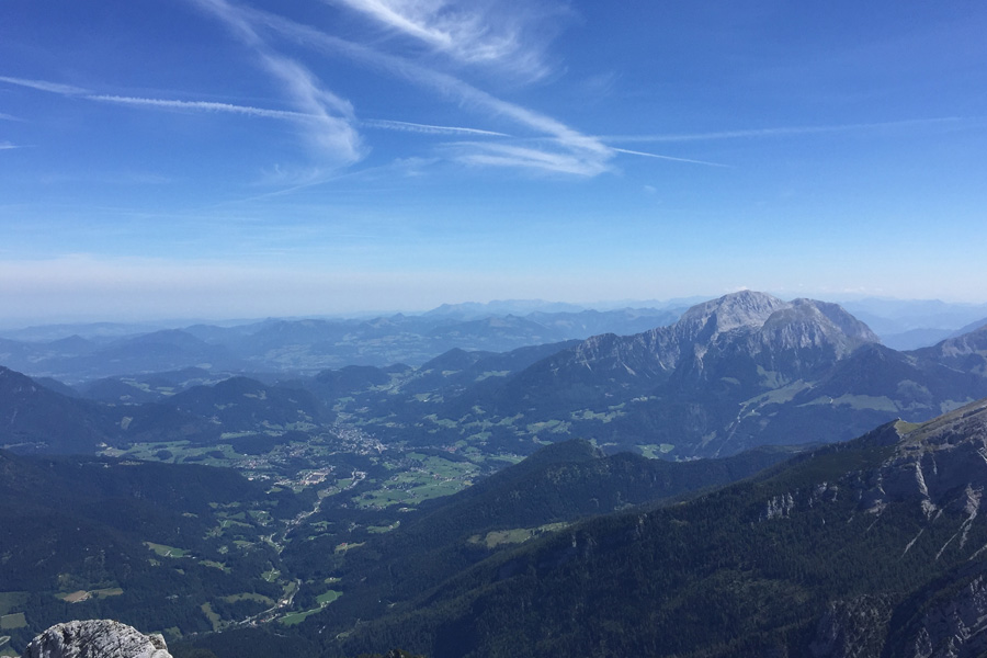 Berchtesgadener Land von oben